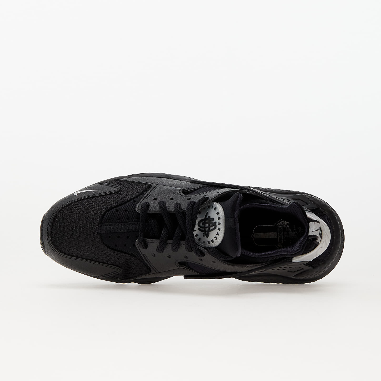 Herresko Nike Air Huarache Black/ Metallic Silver