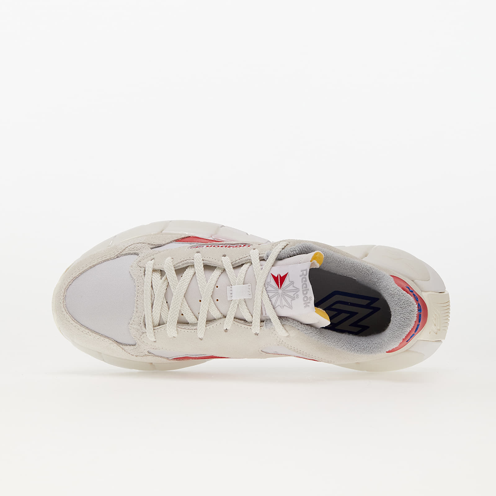 Încălțăminte și sneakerși pentru bărbați Reebok Zig Kinetica 2.5 Pus Soft White/ Chalk/ Vector Red