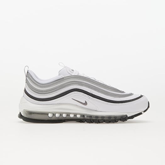 White and grey nike air max 97 top