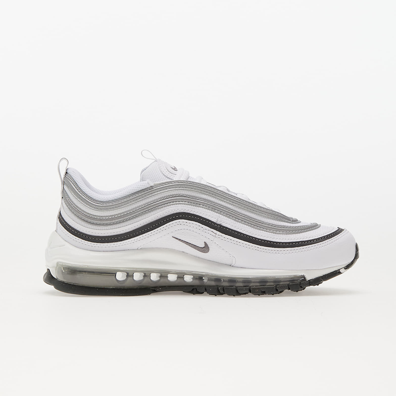 Men s shoes Nike Air Max 97 White Mtlc Dark Grey Metallic Silver Footshop