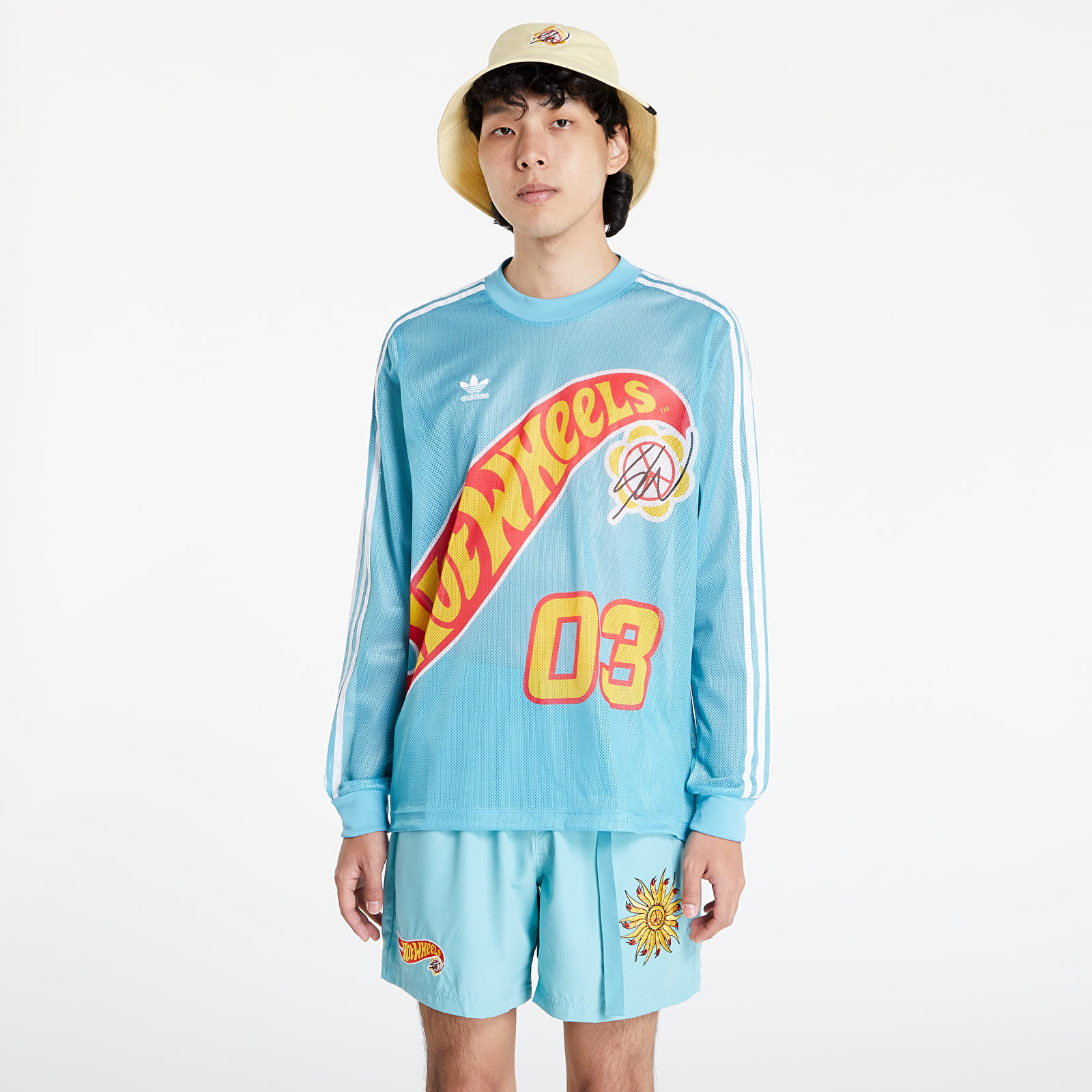 Koszulki adidas x Sean Wotherspoon x Hot Wheels Mesh Long Sleeve Mint Ton |  Footshop