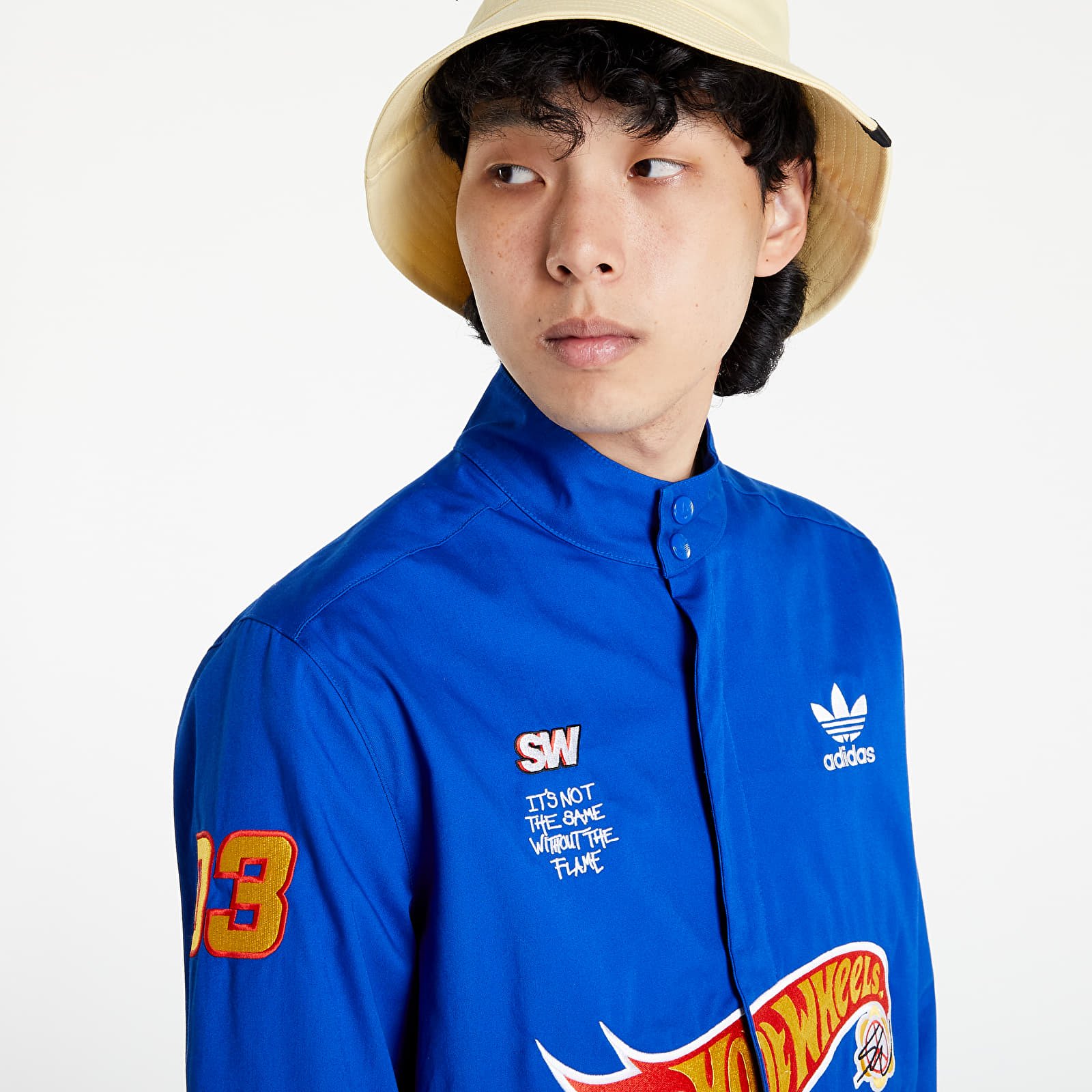 Joped adidas x Sean Wotherspoon x Hot Wheels Race Jacket Power Blue