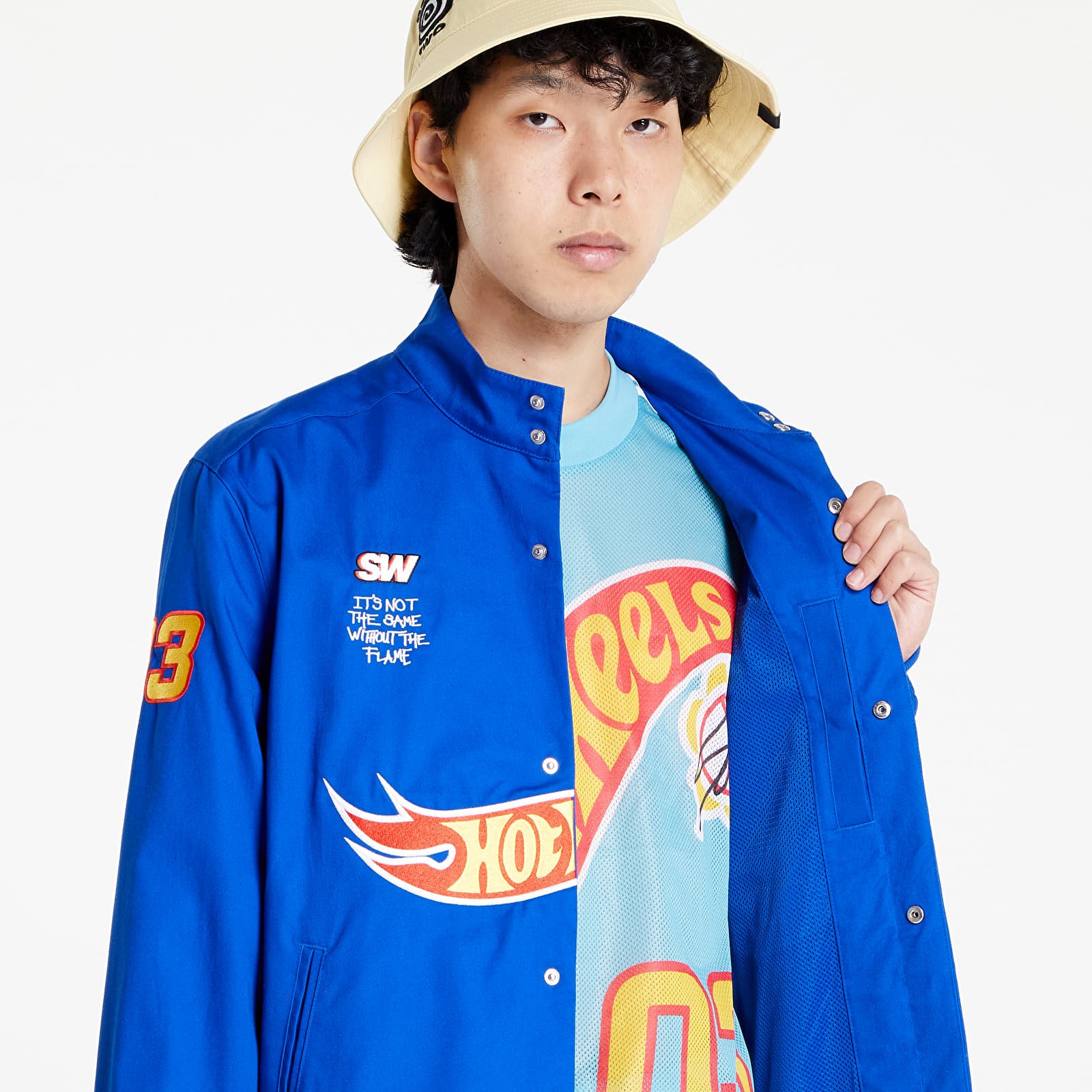 Joped adidas x Sean Wotherspoon x Hot Wheels Race Jacket Power Blue