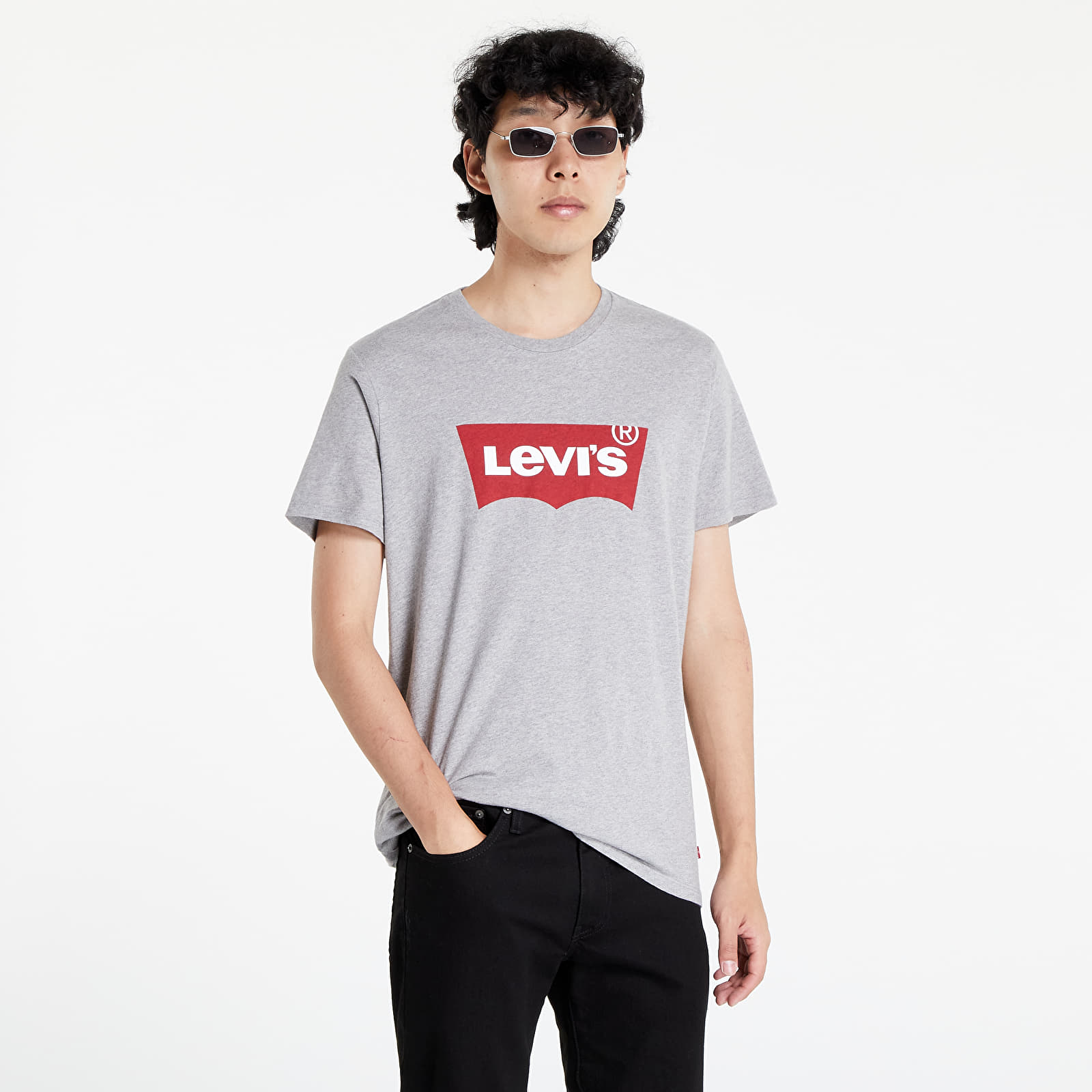 T-shirts Levi's® Graphic Setin Neck H215 Tee Midtone Heather Grey