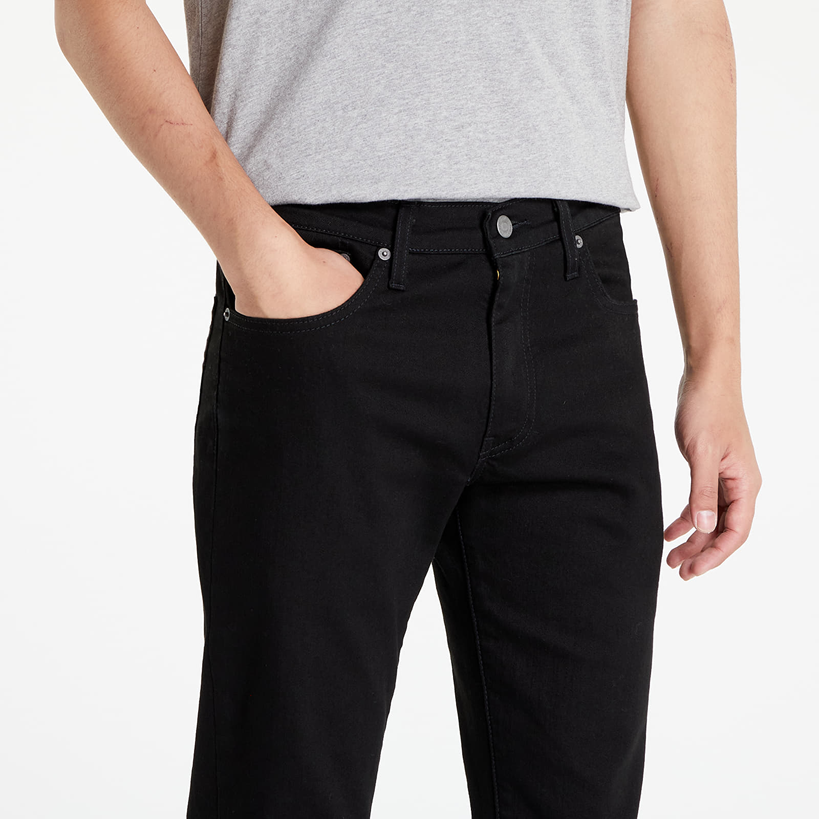 Pantaloni și blugi Levi's® 511™ Slim Jeans Nightshine Black