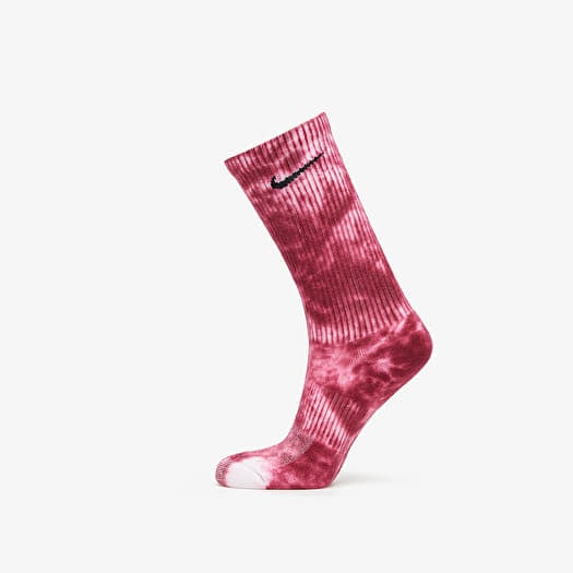 NIKE CHAUSSETTES X2 ANKLE TIE DYE EVERYDAY VIOLET/MULTICOLORE