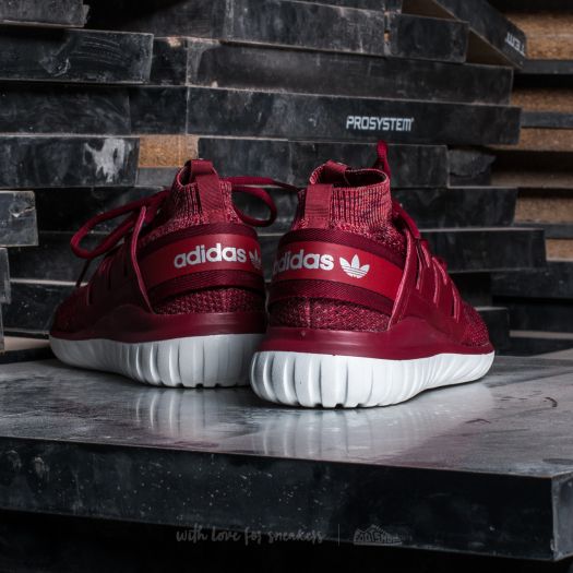 Adidas tubular nova primeknit maroon cheap