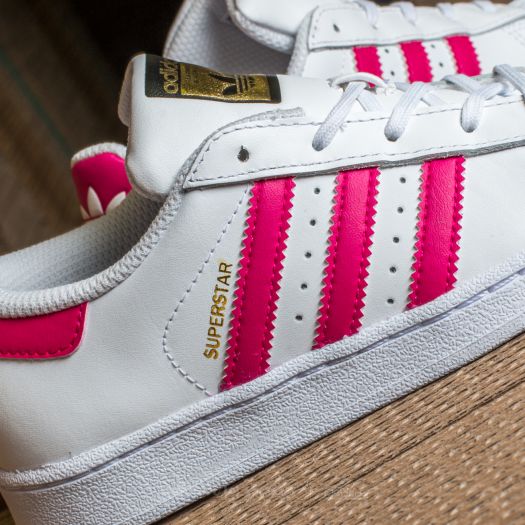 Sneaker und Schuhe fur Kinder adidas Superstar I FtwWhite BoPink FtwWhite Footshop