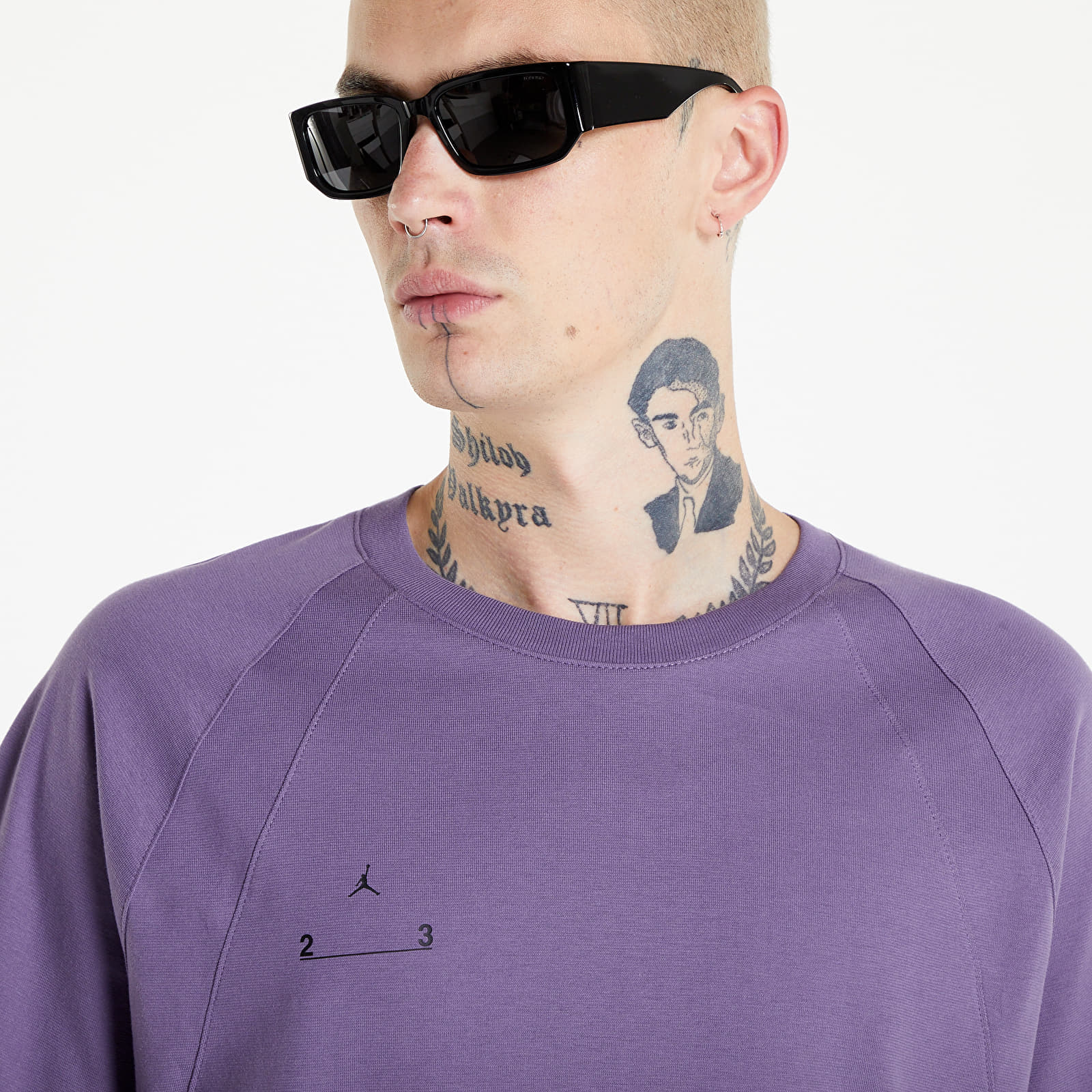Pólók Jordan 23 Engineered Men's Statement T-Shirt Canyon Purple/ Black