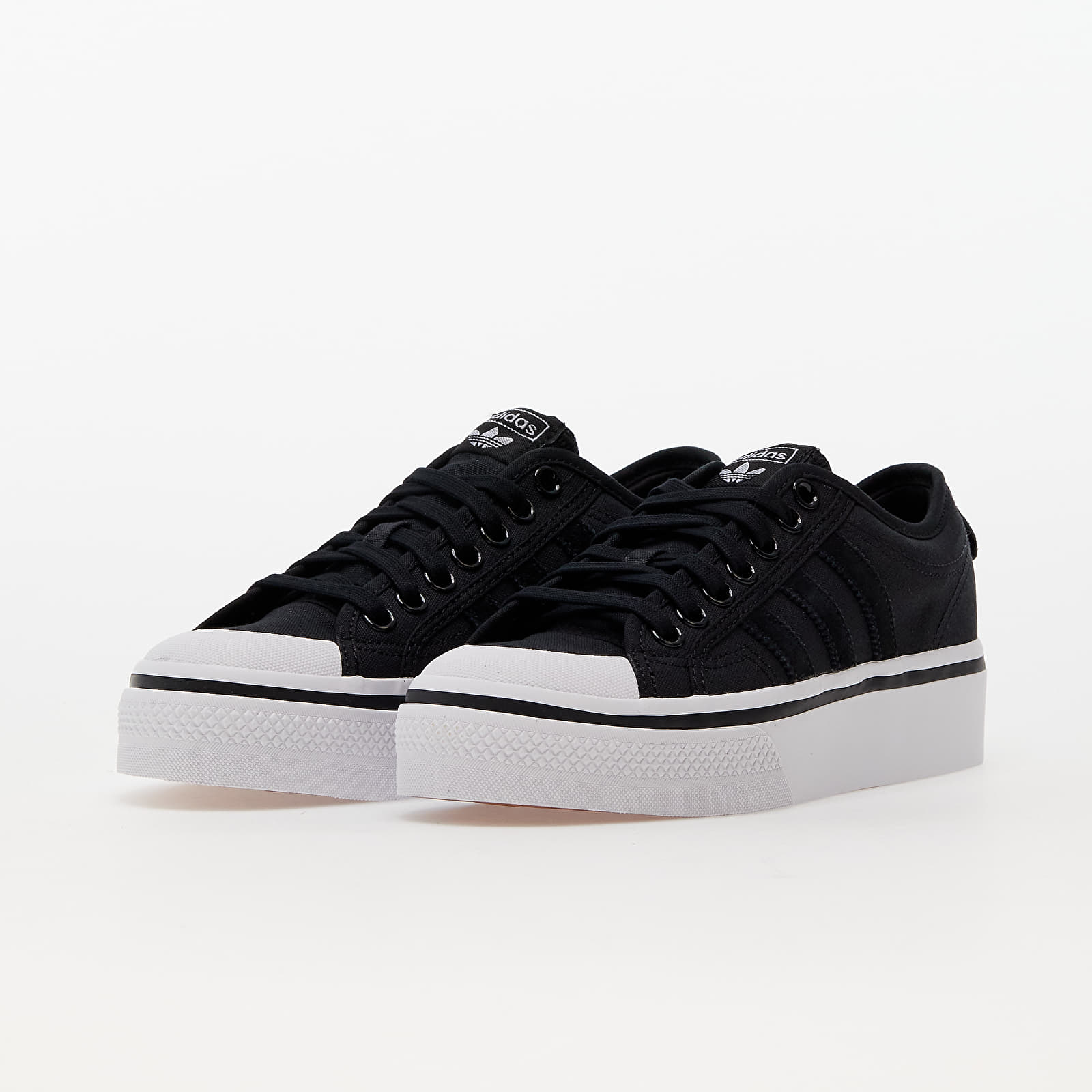 Dámske topánky a tenisky adidas Nizza Platform W Core Black/ Core Black/ Ftw White