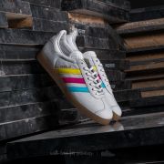 adidas Gazelle Vintage White/ Bright Cyan/ Shock Pink