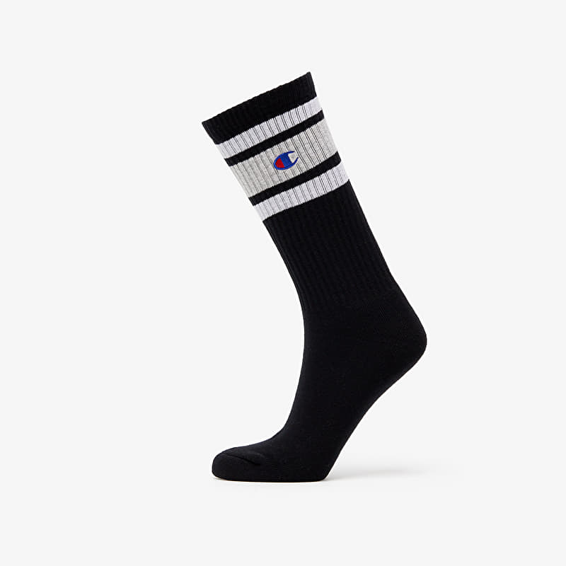 Zoknik Champion Stripe Sport Socks Black