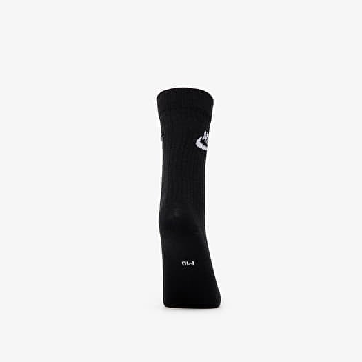 Socks Nike Sportwears Everyday Essential Crew 3 Pack Socks Black White Footshop