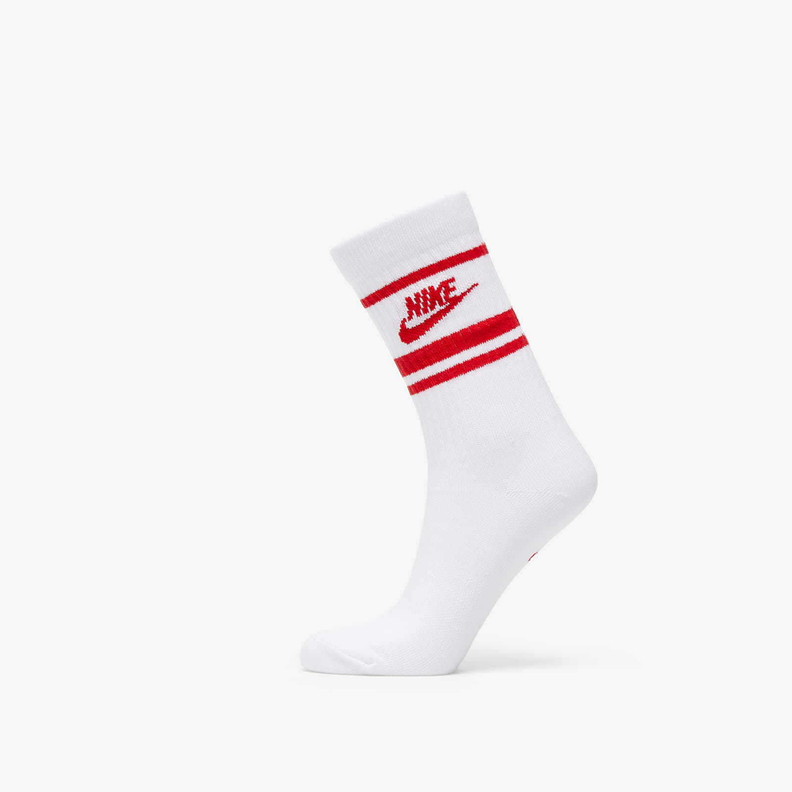 Nike Sportwear Everyday Essential Crew 3-Pack Socks White/ University Red - 1 | YEO