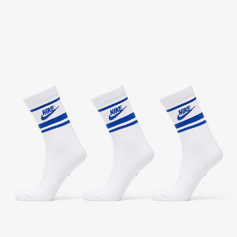Nike Sportwear Everyday Essential Crew Socks 3-Pack White/ Game Royal