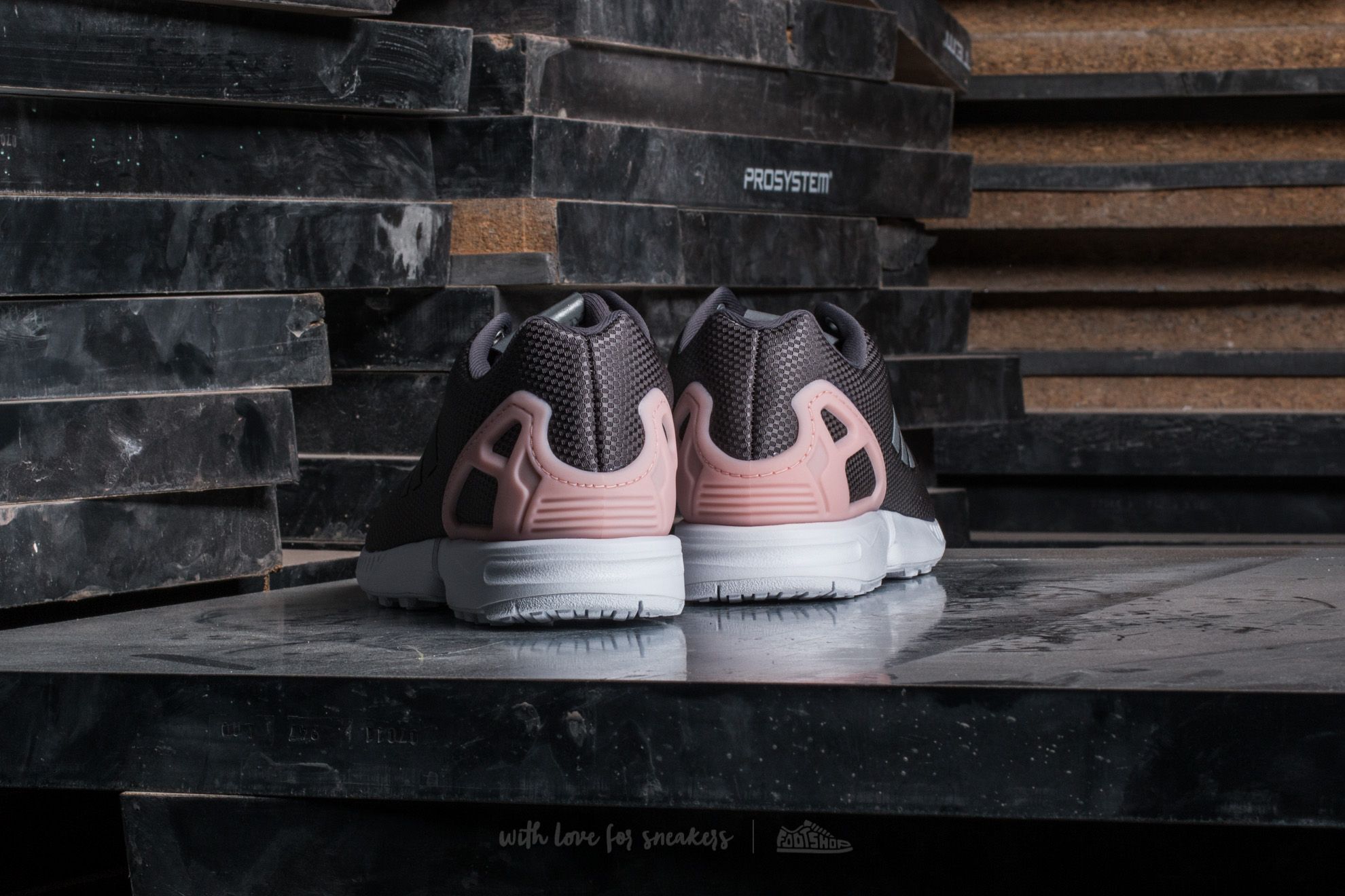 Women's shoes adidas ZX Flux W Granit/ SilverMT/ CoreBlack