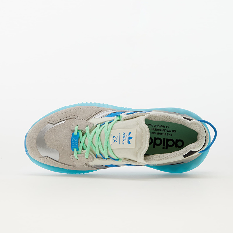 adidas ZX 5K BOOST Off White/ Pul Blue/ Beam Grey | Footshop