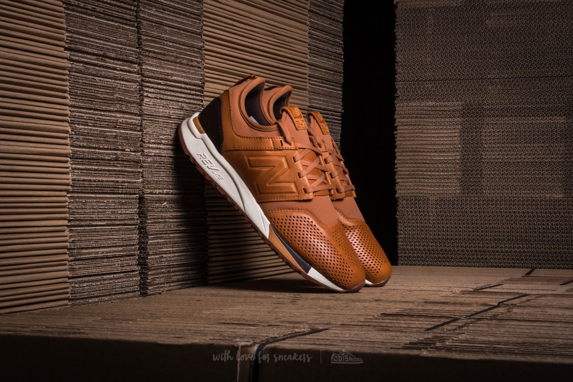 New balance skorzane best sale
