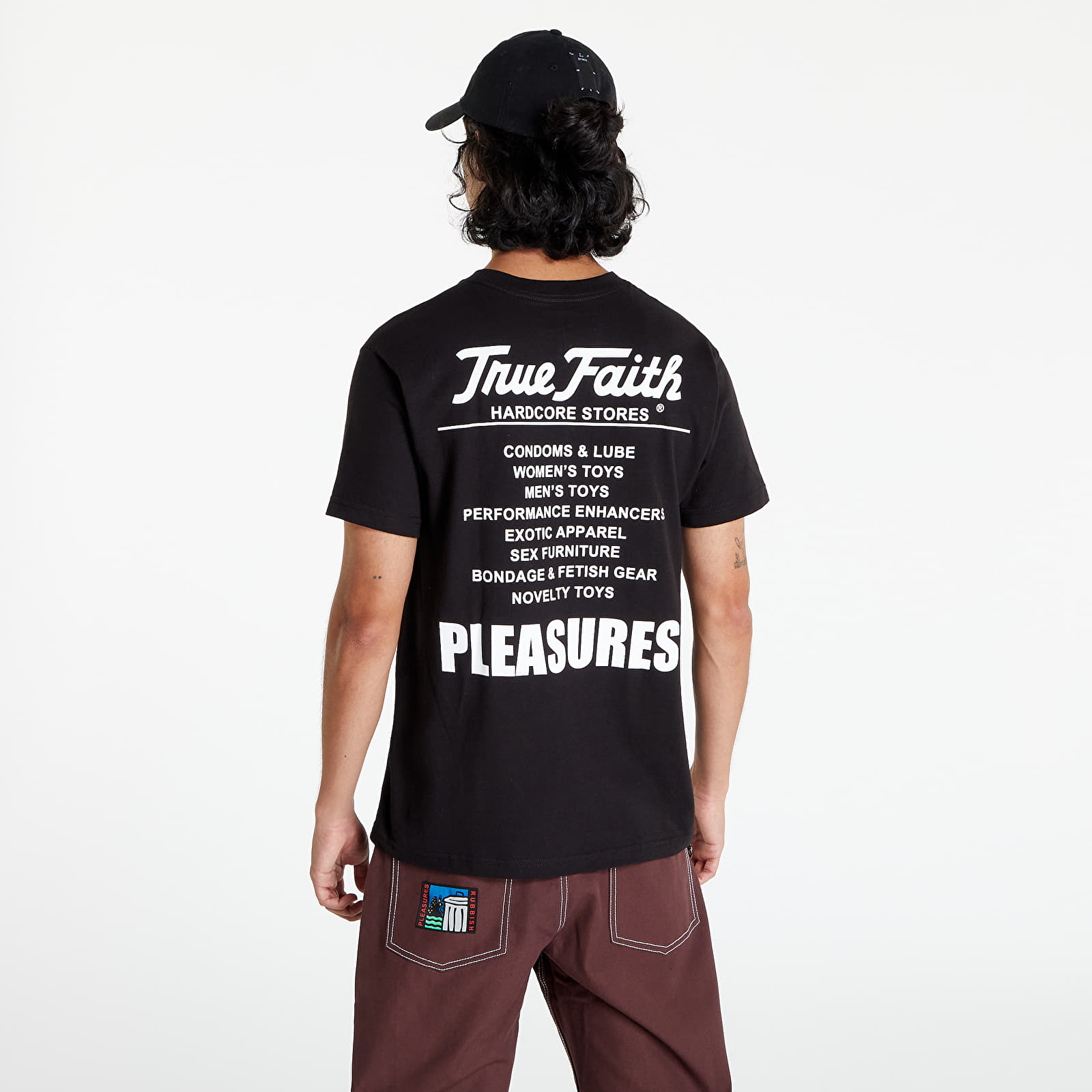 T-Shirts PLEASURES Faith T-Shirt Black