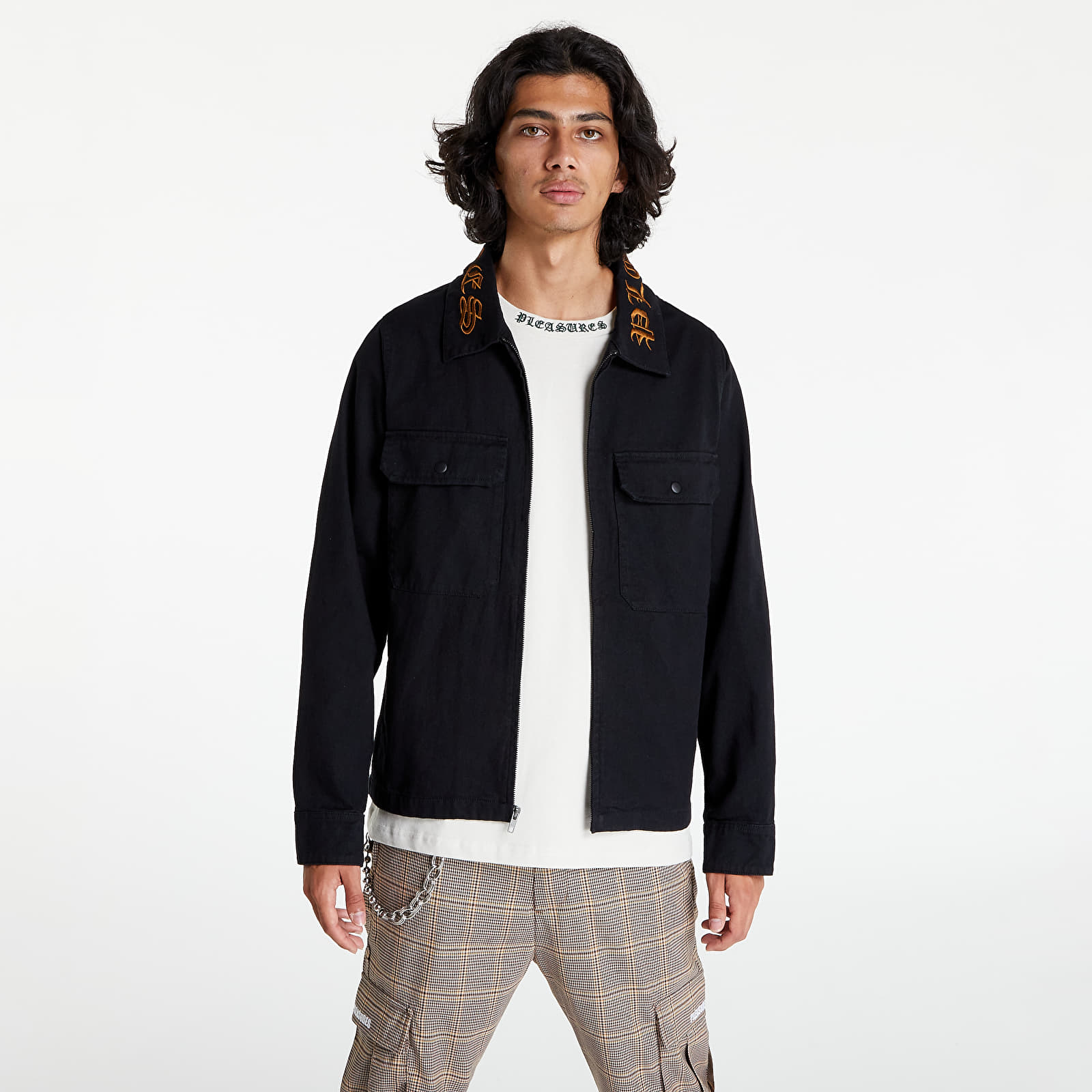 Black denim work sales jacket