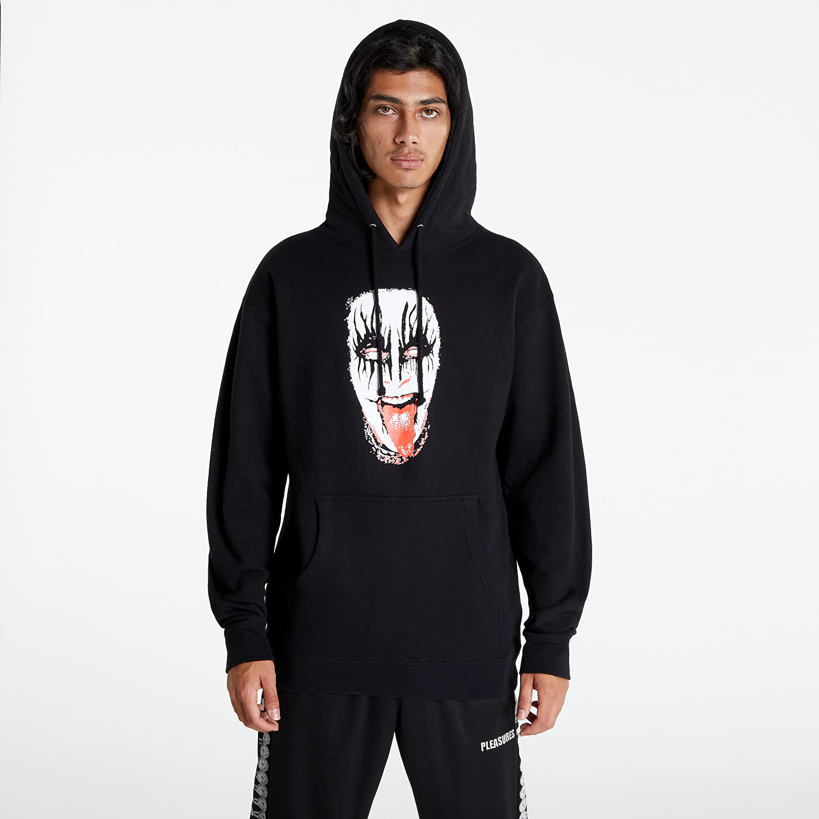 Sweatshirts PLEASURES Mouth Hoodie Black Footshop