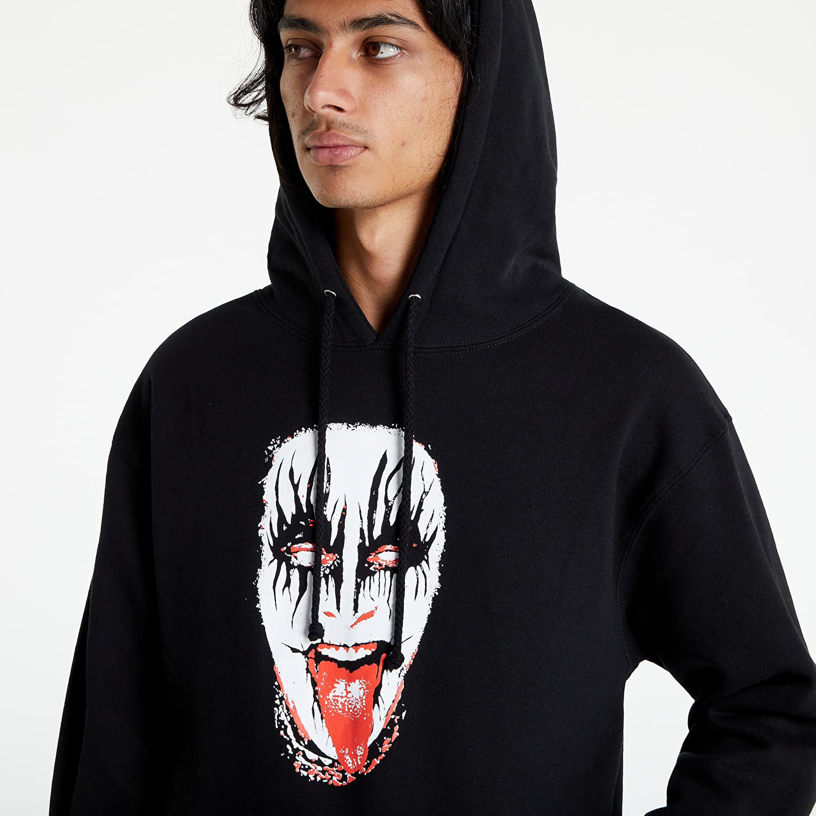 Sweatshirts PLEASURES Mouth Hoodie Black Footshop