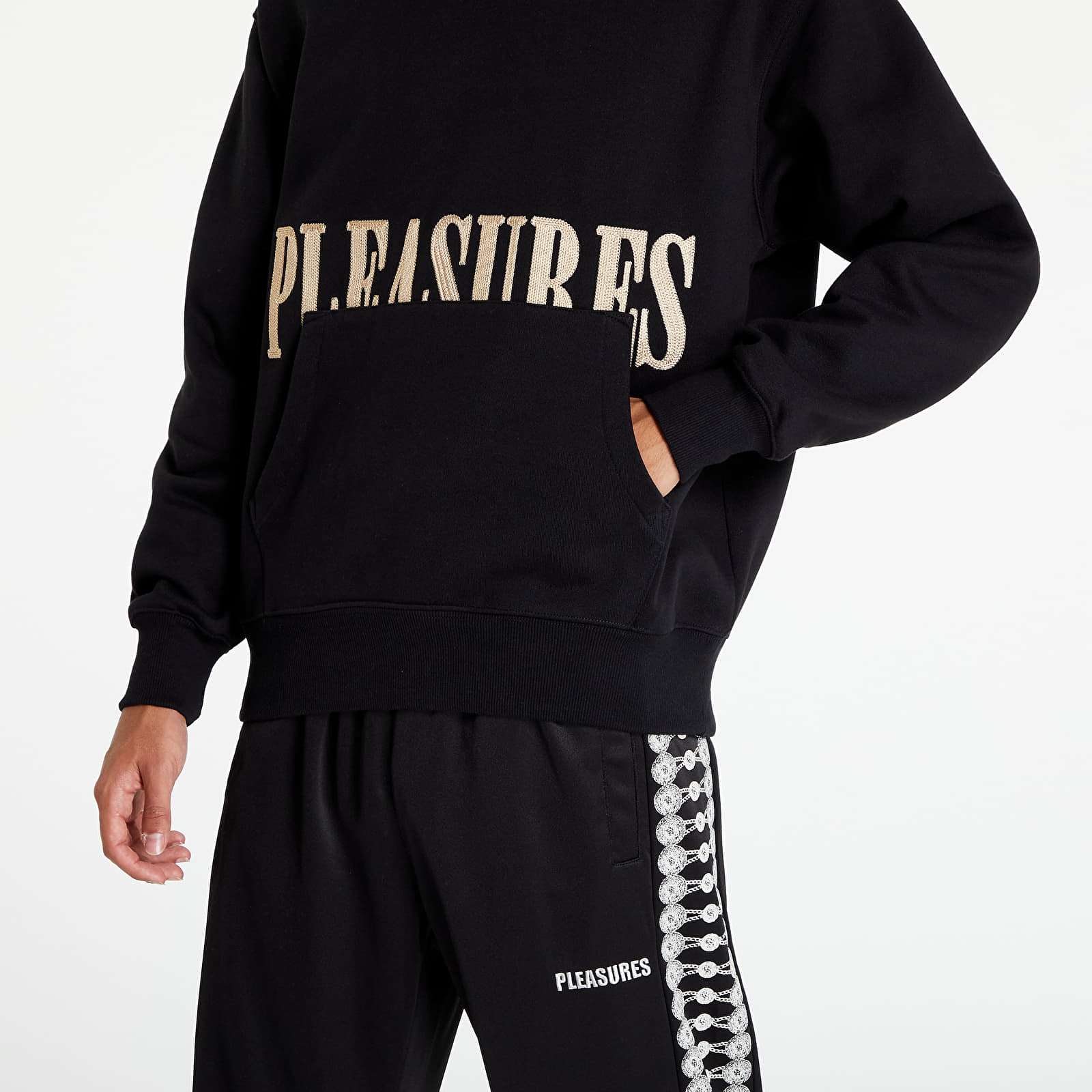 Sudaderas PLEASURES Latex Hoodie Black