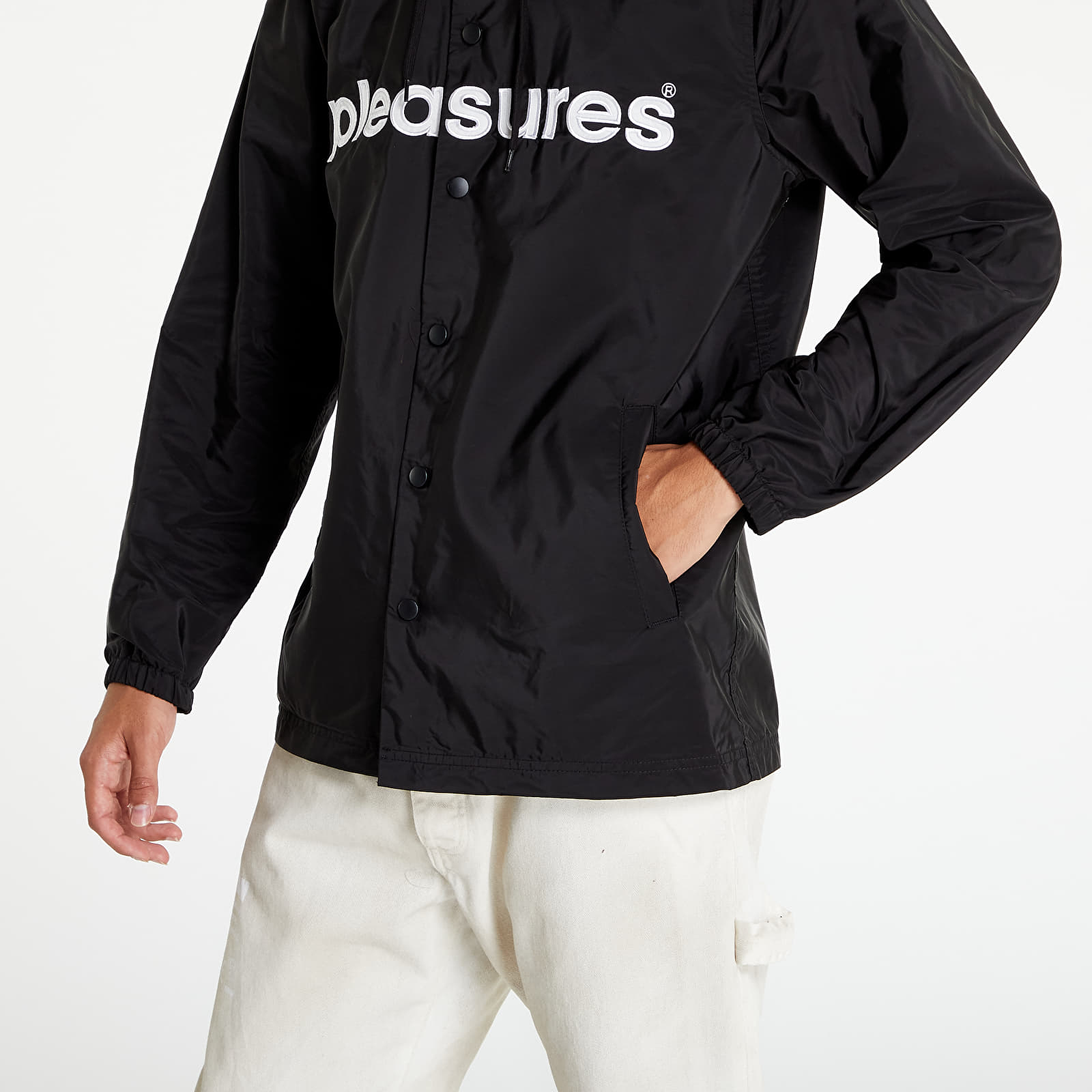 Pleasures coach jacket shop