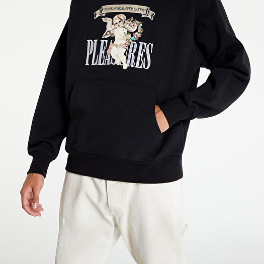 Sweatshirts PLEASURES Suffering Hoodie Black Footshop