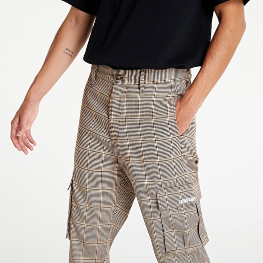 Pants and jeans PLEASURES Origins Cargo Trousers Brown Footshop