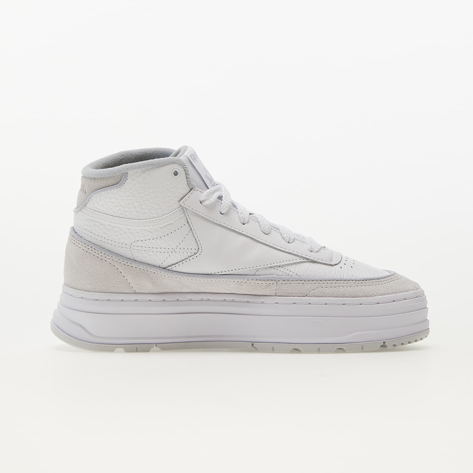 Naiste jalatsid Reebok Club C Geo Mid Soft White/ Classic Grey 1/ Cd Grey 2