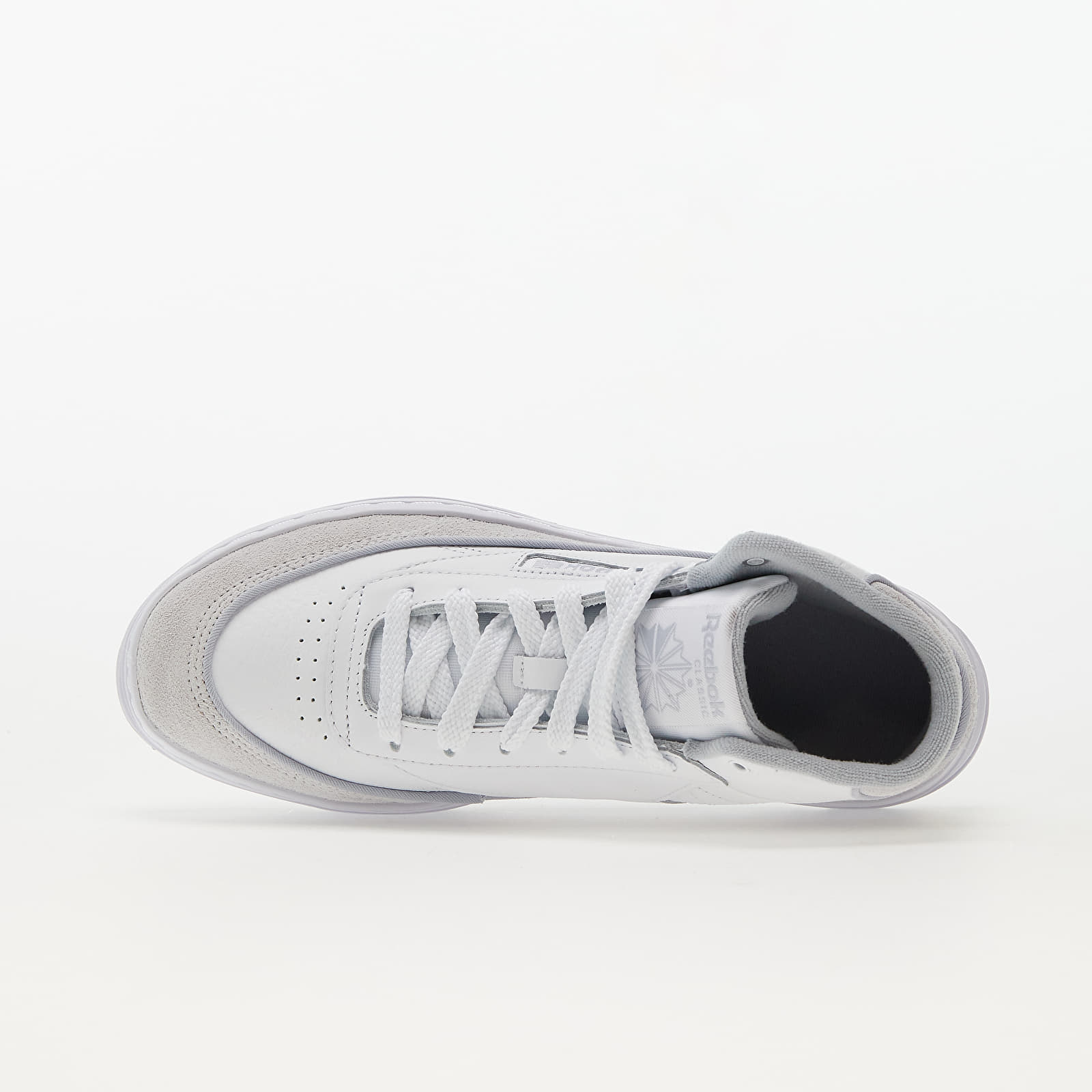 Naiste jalatsid Reebok Club C Geo Mid Soft White/ Classic Grey 1/ Cd Grey 2