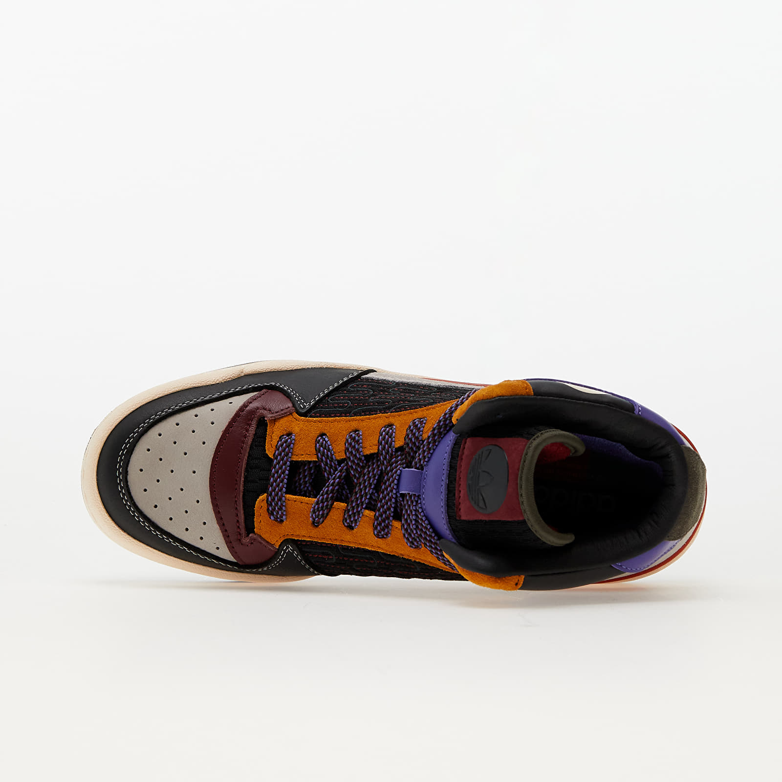 Moški čevlji adidas Forum Mid Patchwork Core Black/ Shape Red/ Core Granite