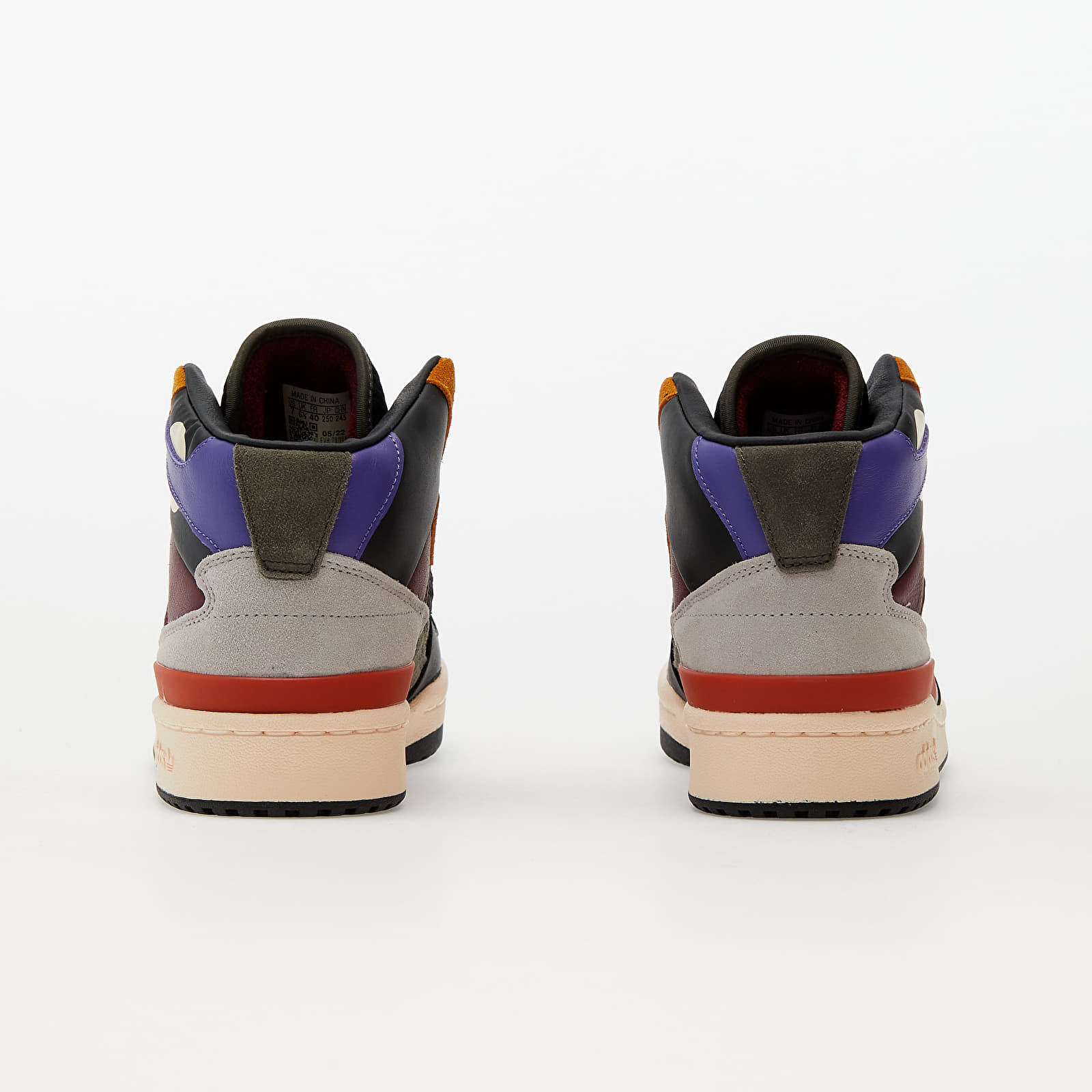 Moški čevlji adidas Forum Mid Patchwork Core Black/ Shape Red/ Core Granite
