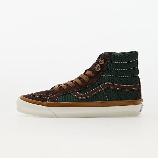 Herenschoenen Vans Vault OG SK8 Hi LX Table Scraps Brown Green