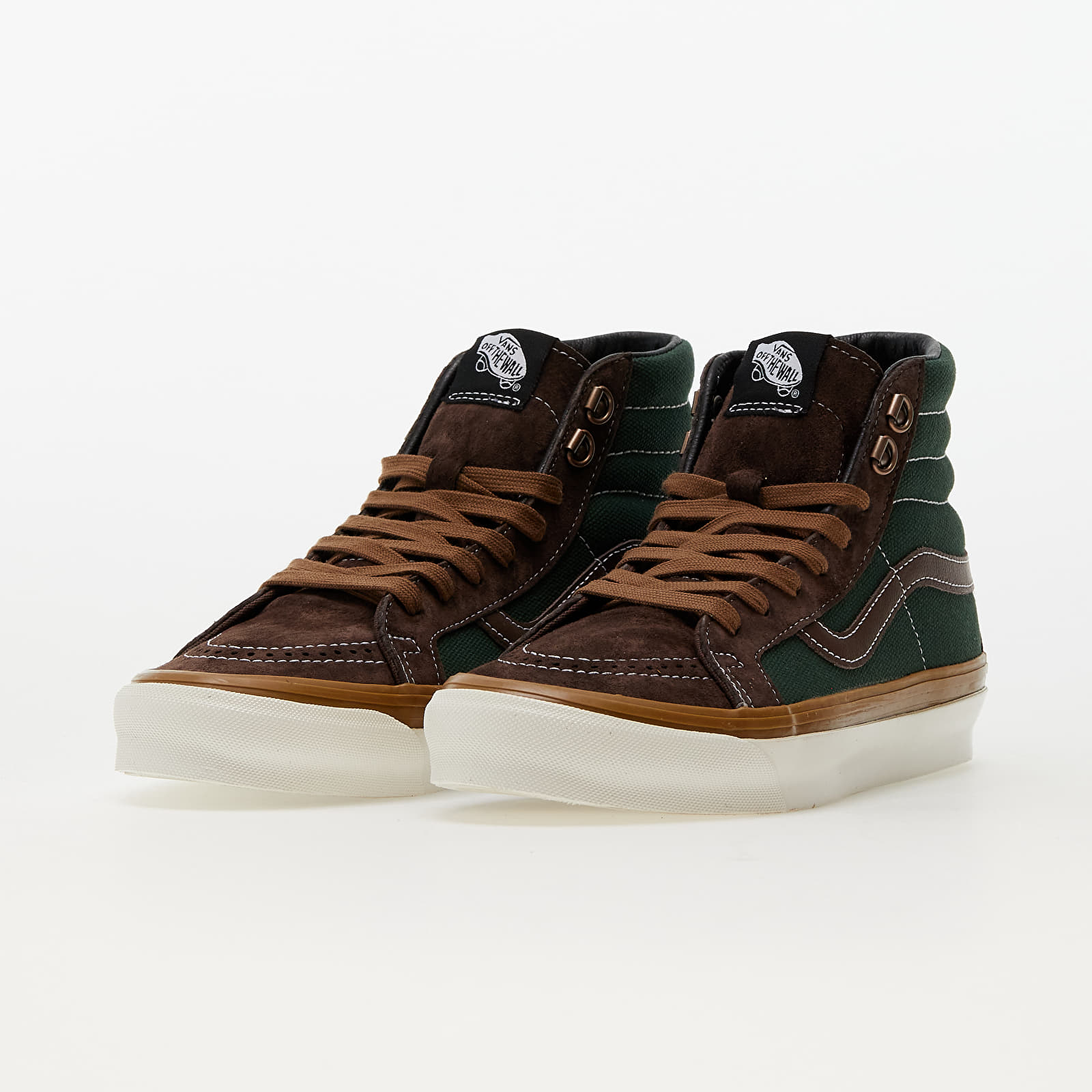 関税送料込♪Vans Vault/OG SK8-Hi LX Table Scraps Brown Men's shoes Vans Vault OG SK8-Hi LX Table Scraps Brown