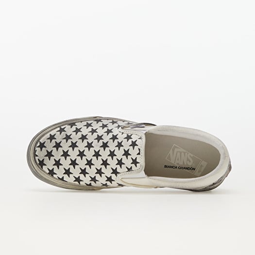 Men s shoes Vans Vault x Bianca Chandon Classic Slip On LX Stressed Black White Footshop