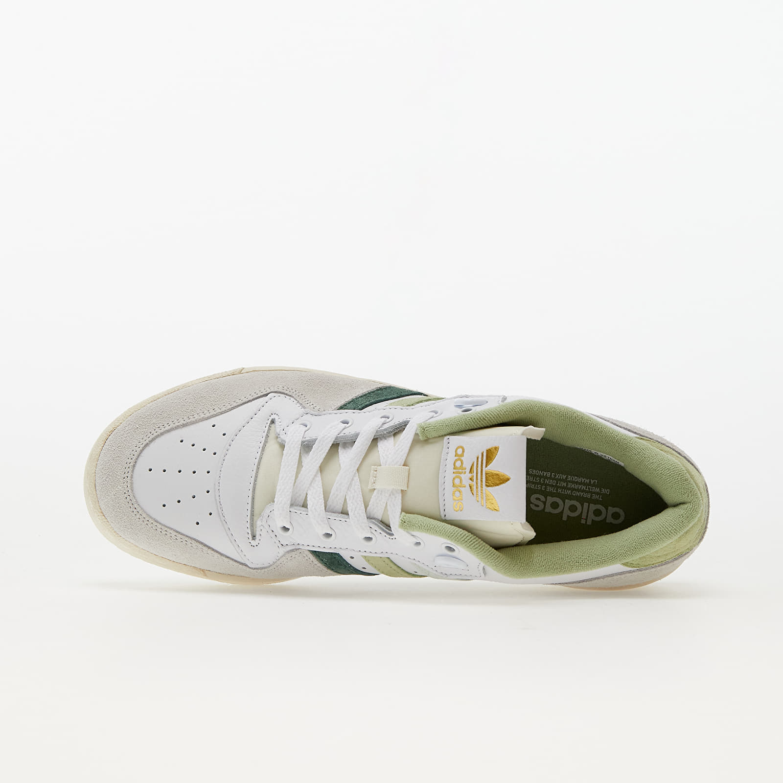 Vyriška avalynė adidas Rivalry Low Ftw White/ Linen Green/ Magnet Lime