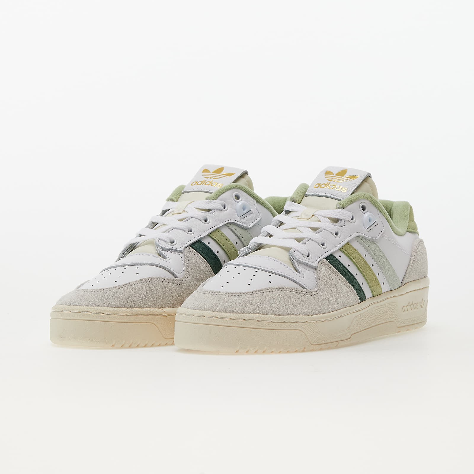 Vyriška avalynė adidas Rivalry Low Ftw White/ Linen Green/ Magnet Lime