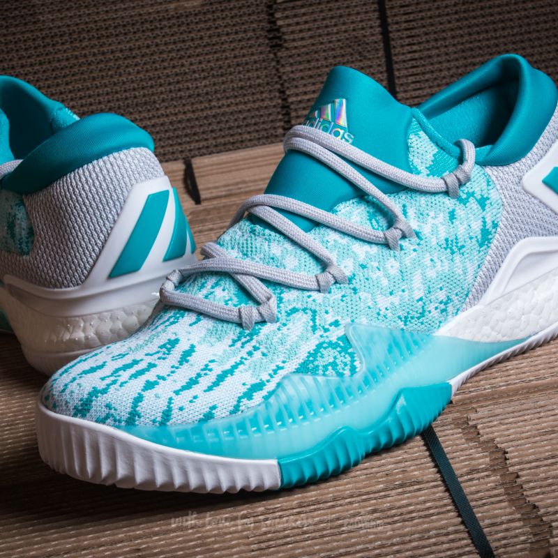 adidas Crazylight Boost Low 2016 Clear Aqua/ Ftw White 