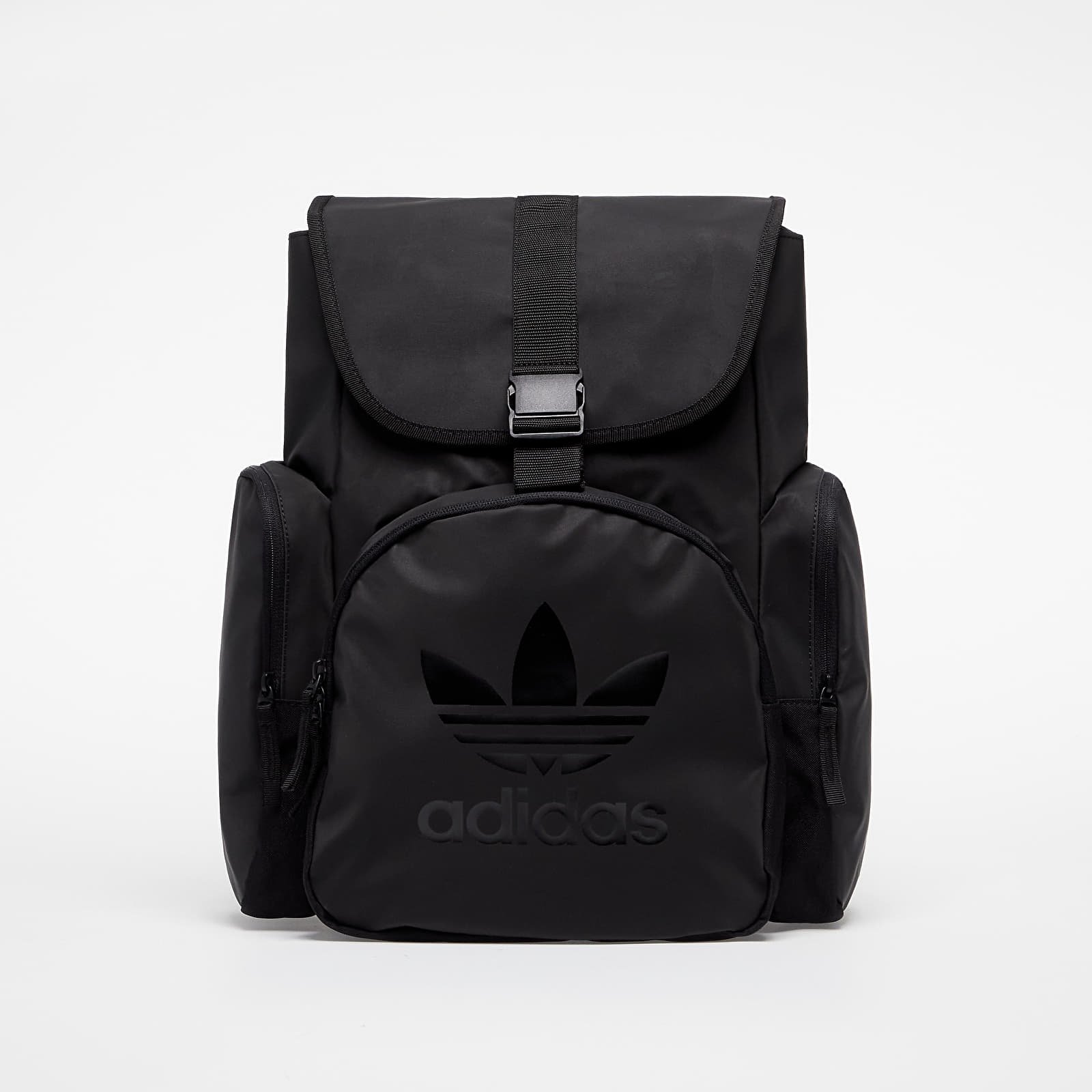 Adidas black 2025 backpack leather