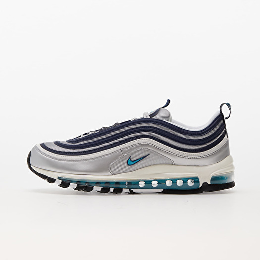 Men s shoes Nike Air Max 97 OG Metallic Silver Chlorine Blue Footshop