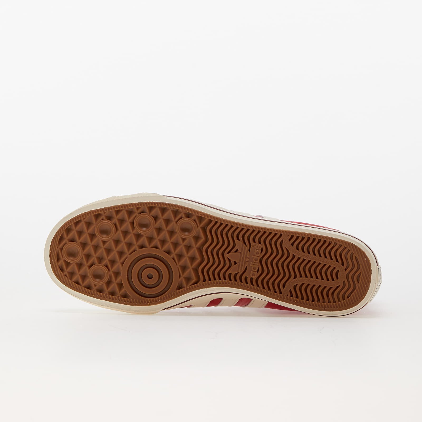 Adidas originals nizza canvas cheap sneakers in white and red