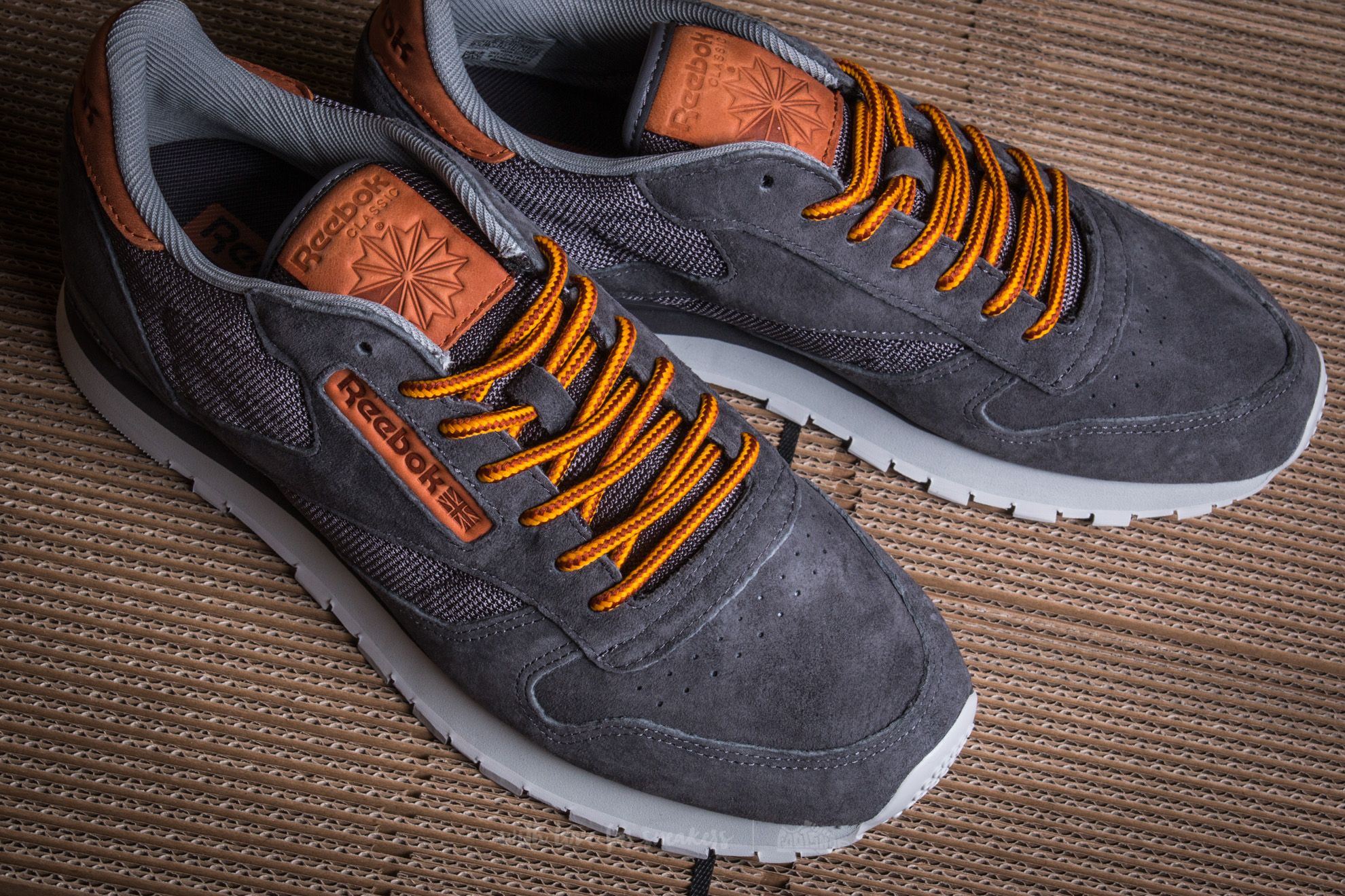 Men s shoes Reebok Classic Leather OL Ash Grey Steel Blue Footshop