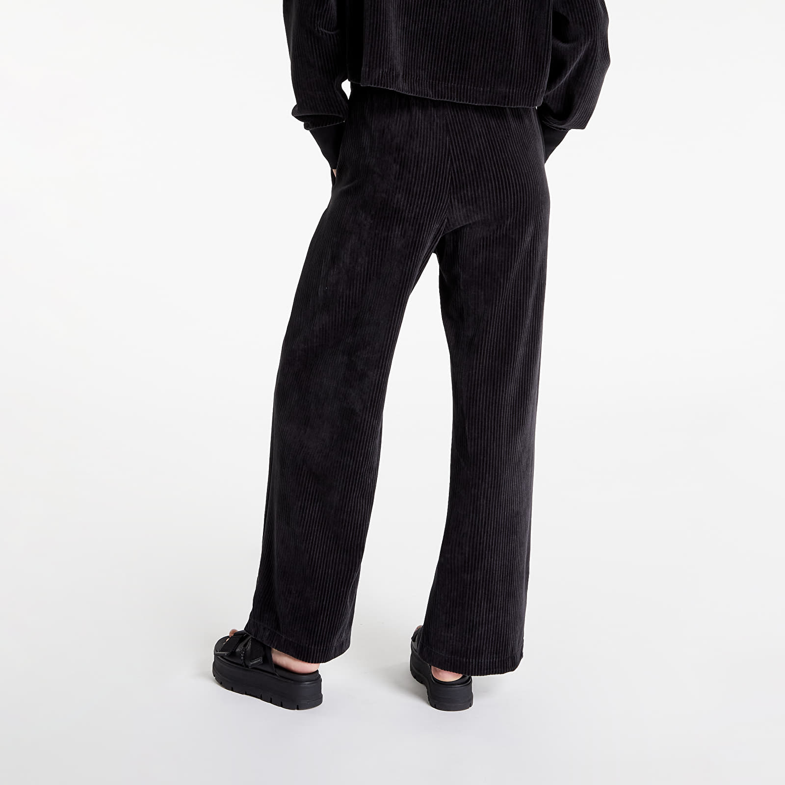 Pants Nike Sportswear Women's Velour Wide-Leg Pants Black/ Sail