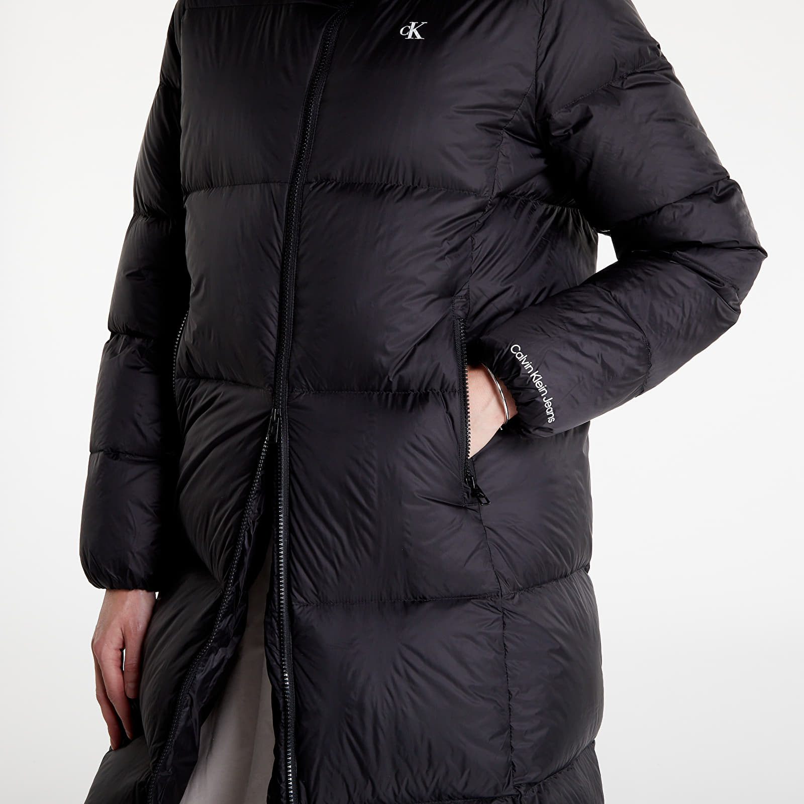 Calvin klein down long parka discount
