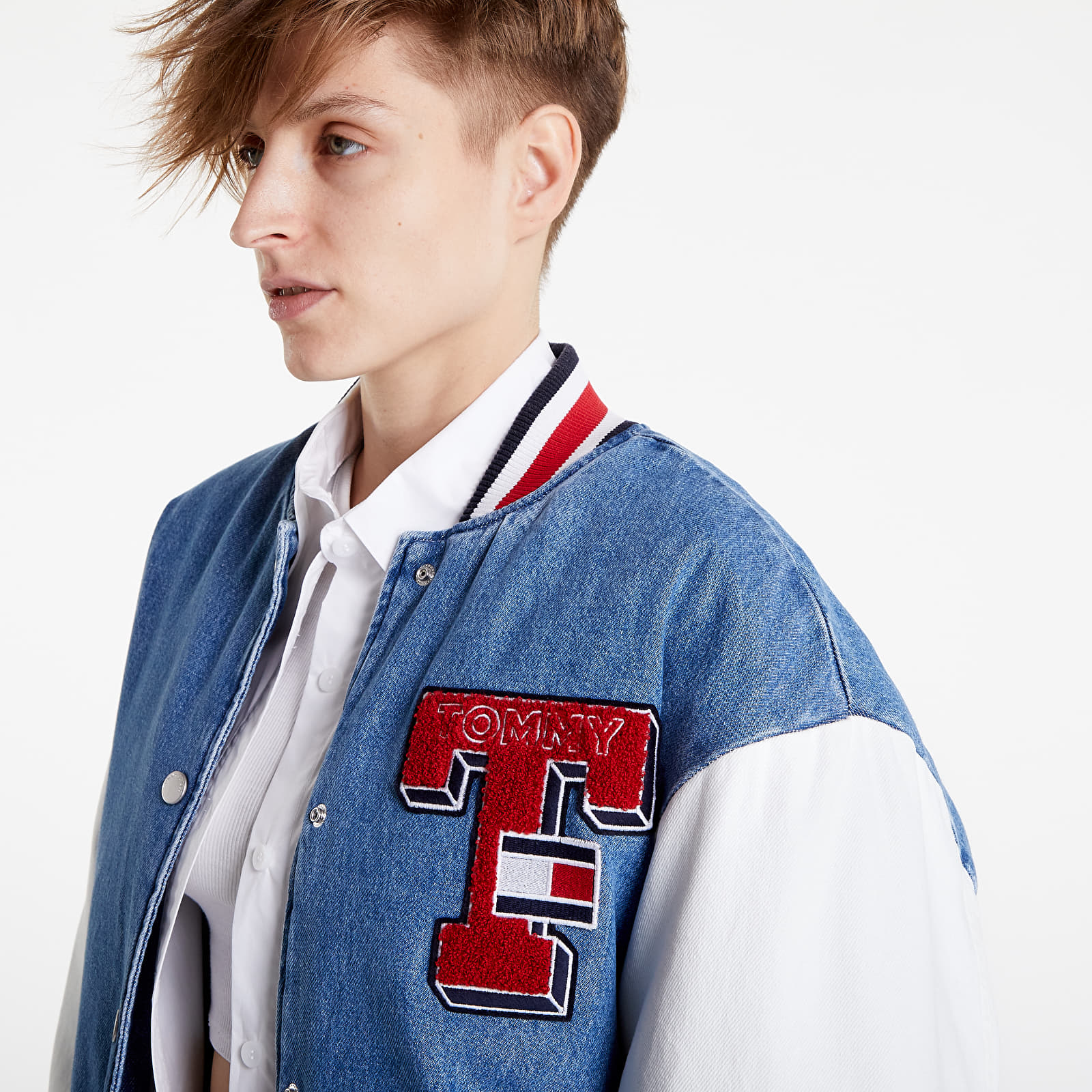 Jackets Tommy Jeans Denim Letterman Jack Denim Medium