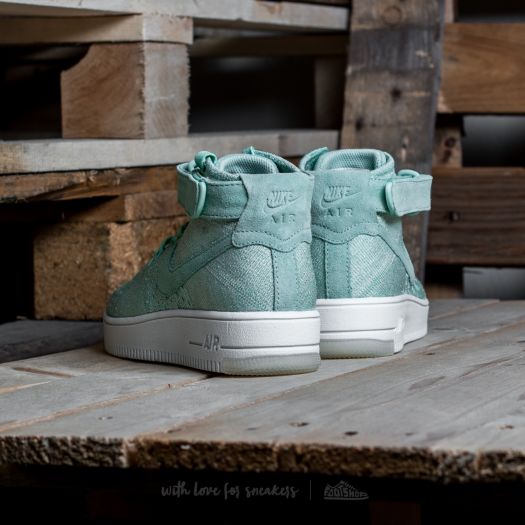 Nike air force sales 1 flyknit womens green