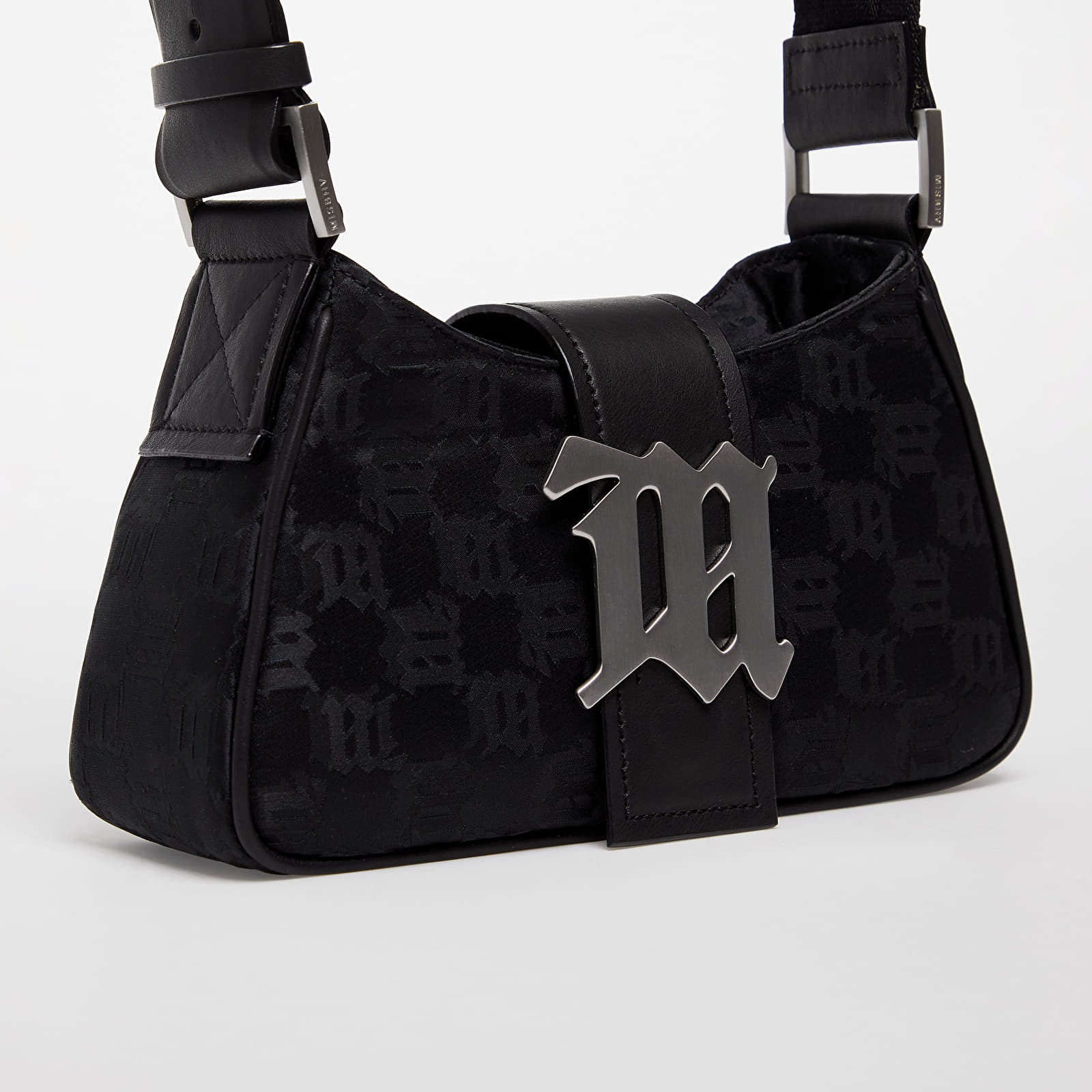 Handtaschen MISBHV Nylon Monogram Shoulder Bag Small Black