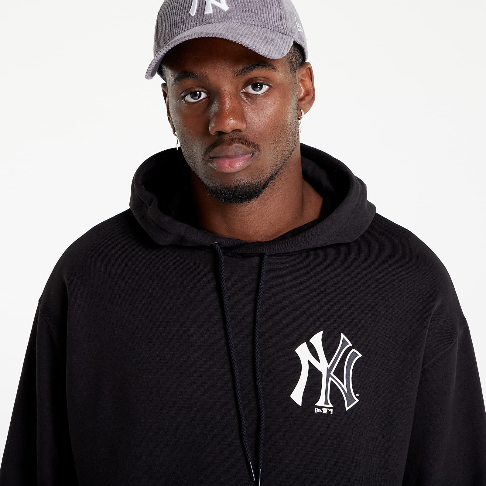 New Era New York Yankees MLB Team Logo Oversized Hoodie 